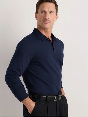Sonoma Men's Goods For LifeLong Sleeve Pique